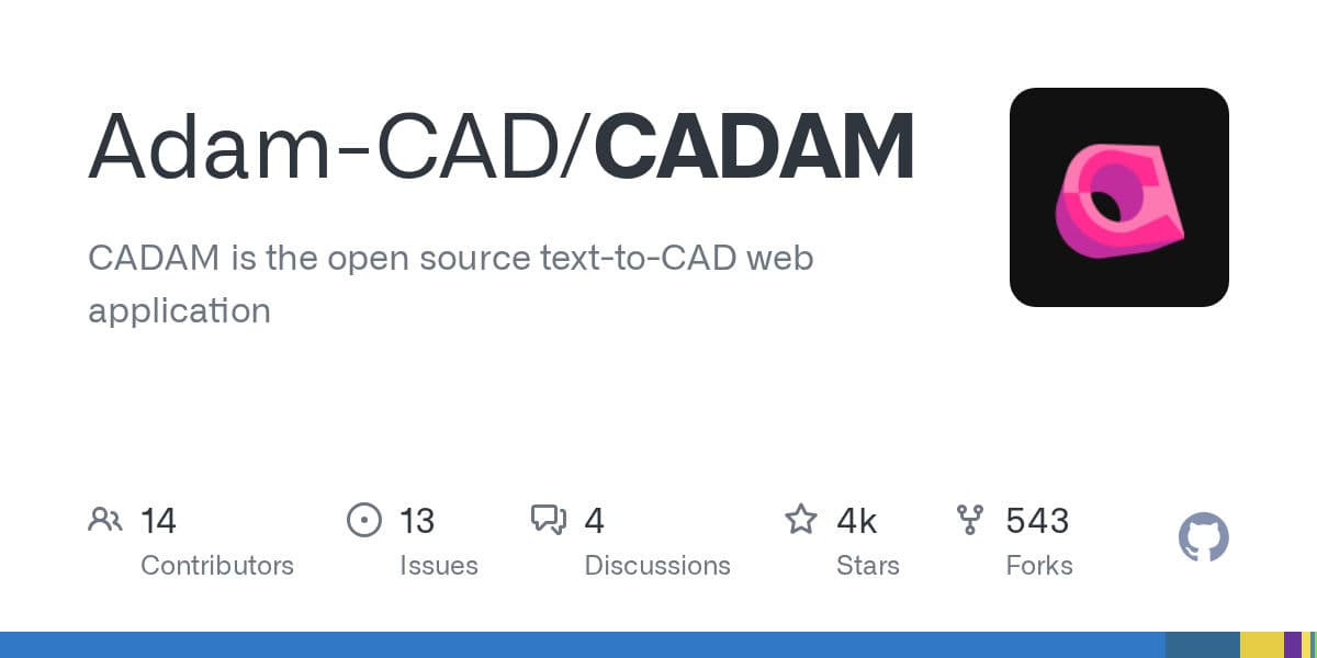 Launch HN: Adam (YC W25) – Open-Source AI CAD